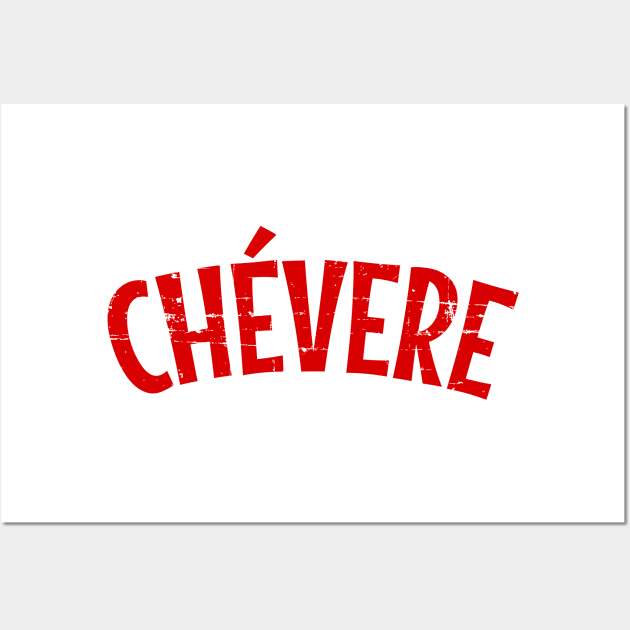 Chévere - red design Wall Art by verde